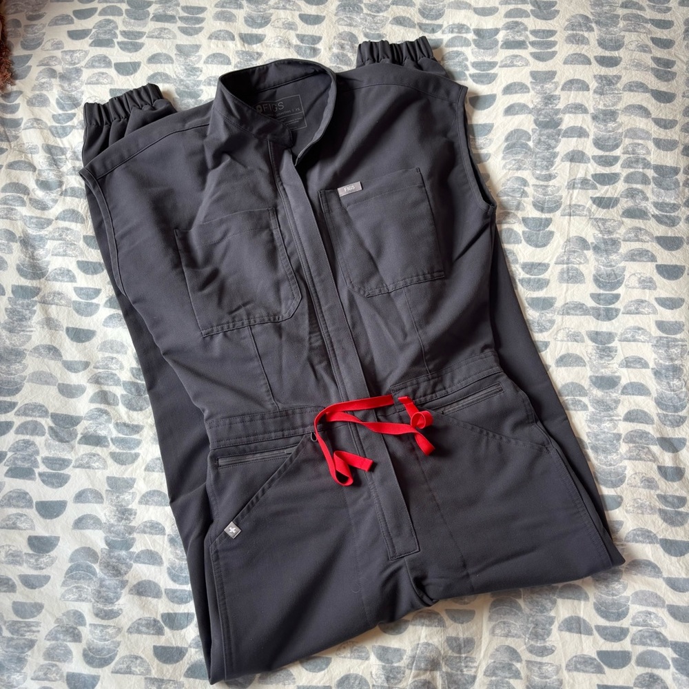 Charcoal Rafaela Cargo Jumpsuit